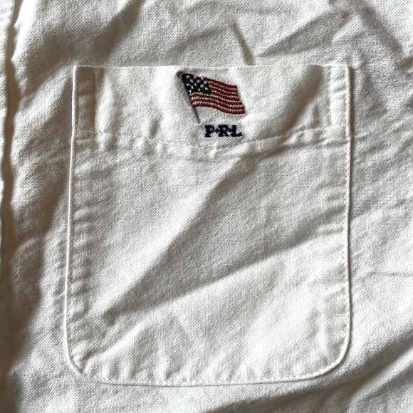 Ralph Lauren Kids Large Short Sleeve Patriotic Shirt - Picture 2 of 6